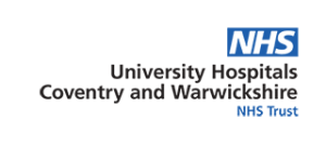 University Hospitals Coventry and Warwickshire NHS Trust (UHCW) logo
